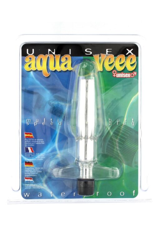 Aqua vee butt plug transparent - obrazek 2