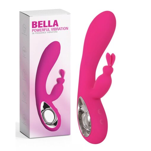 Wibrator-bella,36 funkcji, usb pink - obrazek 3