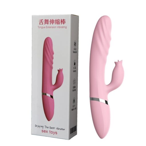 Wibrator-tongue extension vibrating, usb - heating - obrazek 5