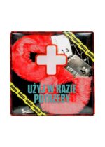 Kajdanki-awaryjne kajdanki czerwone - obrazek 2