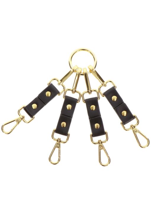 Studded hogtie black - obrazek 5