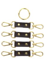 Studded hogtie black - obrazek 6