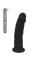 Dildo Real Love – 6 cali, czarne, kompaktowe