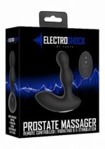 Remote controlled e-stim & vibrating prostate massager - black - obrazek 2