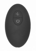 Remote controlled e-stim & vibrating prostate massager - black - obrazek 5