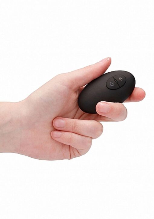 Remote controlled e-stim & vibrating prostate massager - black - obrazek 8