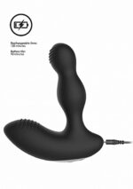 Remote controlled e-stim & vibrating prostate massager - black - obrazek 10