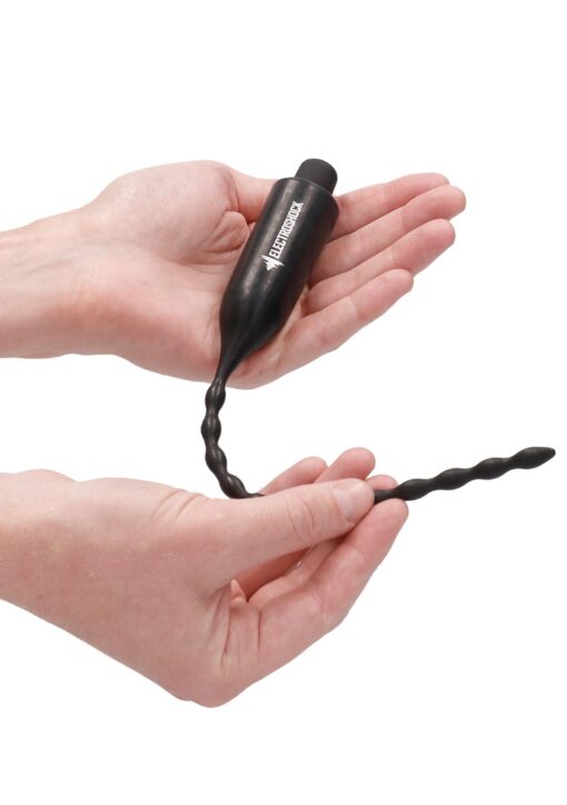 E-stimulation vibrating urethral sounding plug - black - obrazek 13