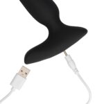 Beaded vibrating anal plug with remote control - obrazek 9