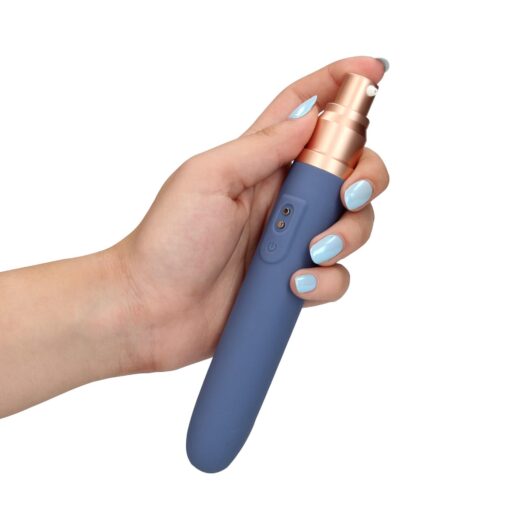 Travel vibrator with lube compartment and pump - obrazek 14