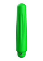 Delia - abs bullet with sleeve - 10-speeds - green - obrazek 3