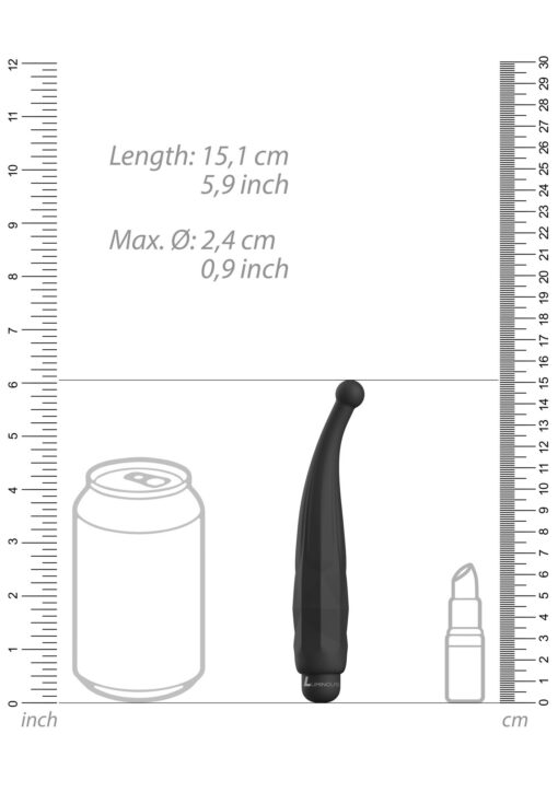 Lyra - abs bullet with sleeve - 10-speeds - black - obrazek 5