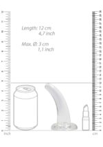 Non realistic dildo with suction cup - 4,5"/ 11,5 cm - obrazek 5