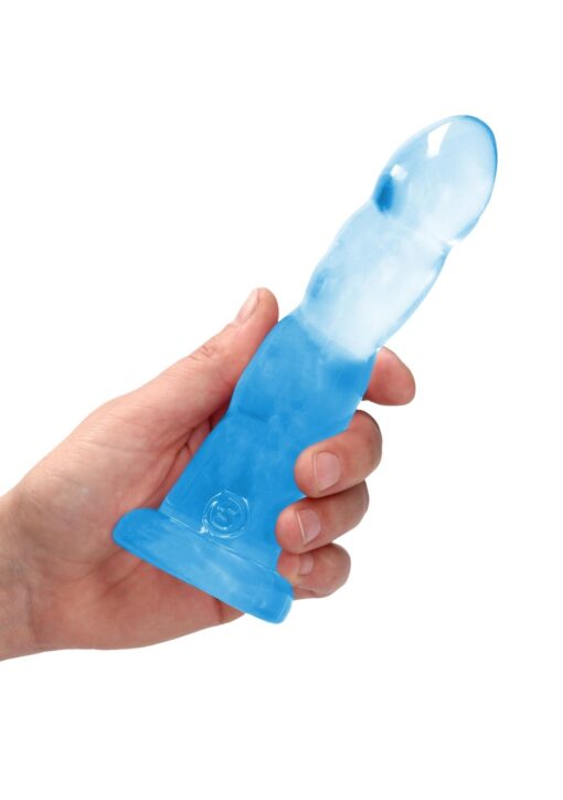 Non realistic dildo with suction cup - 7"/ 17 cm - obrazek 3