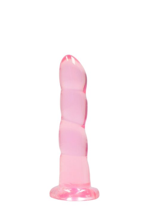 Non realistic dildo with suction cup - 7"/ 17 cm - obrazek 2