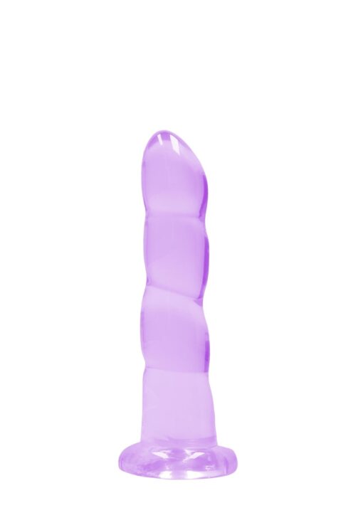 Non realistic dildo with suction cup - 7"/ 17 cm - obrazek 2