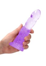 Non realistic dildo with suction cup - 7"/ 17 cm - obrazek 3