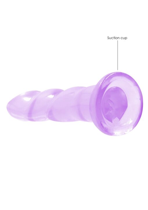 Non realistic dildo with suction cup - 7"/ 17 cm - obrazek 4