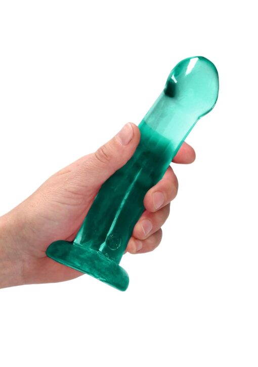 Non realistic dildo with suction cup - 6,7"/ 17 cm - obrazek 3