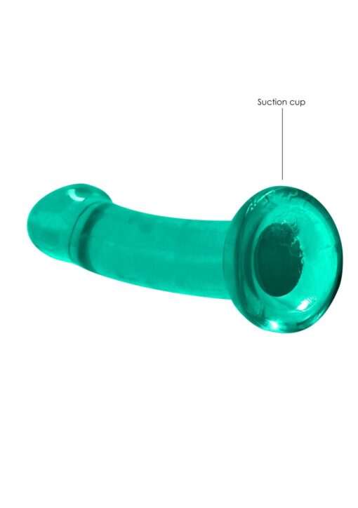 Non realistic dildo with suction cup - 6,7"/ 17 cm - obrazek 5