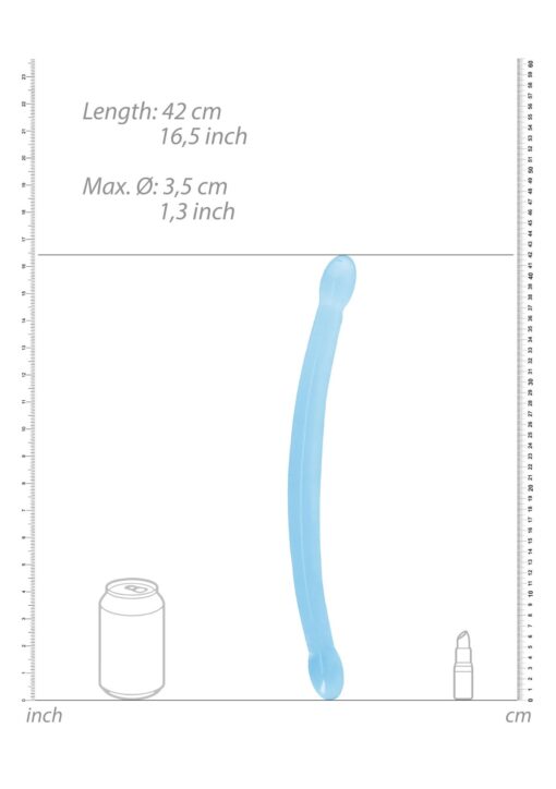 Non realistic double dong - 17"/ 42 cm - obrazek 4