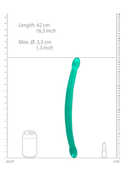 Non realistic double dong - 17"/ 42 cm - obrazek 4