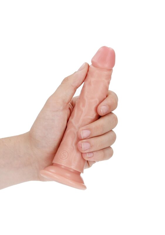 Slim realistic dildo with suction cup - 6"/ 15,5 cm - obrazek 6