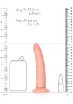 Slim realistic dildo with suction cup - 6"/ 15,5 cm - obrazek 7
