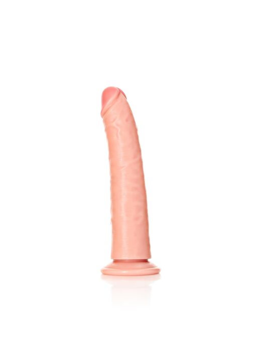 Slim realistic dildo with suction cup - 7"/ 18 cm - obrazek 4