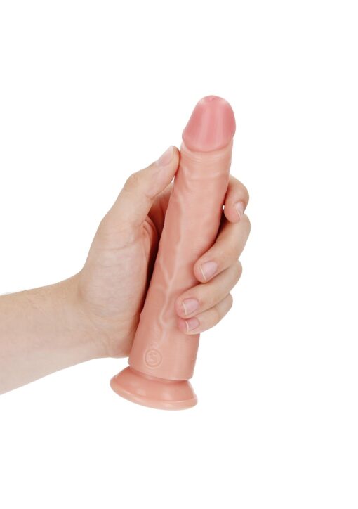 Slim realistic dildo with suction cup - 7"/ 18 cm - obrazek 5