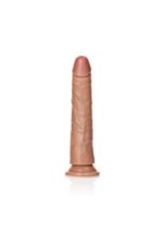 Slim realistic dildo with suction cup - 7"/ 18 cm - obrazek 2