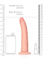 Slim realistic dildo with suction cup - 8"/ 20,5 cm - obrazek 7