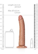 Slim realistic dildo with suction cup - 8"/ 20,5 cm - obrazek 7