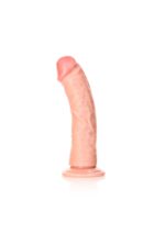 Curved realistic dildo with suction cup - 6"/ 15,5 cm - obrazek 4