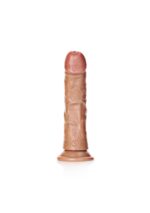 Curved realistic dildo with suction cup - 6"/ 15,5 cm - obrazek 2