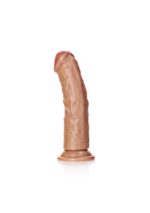 Curved realistic dildo with suction cup - 6"/ 15,5 cm - obrazek 4