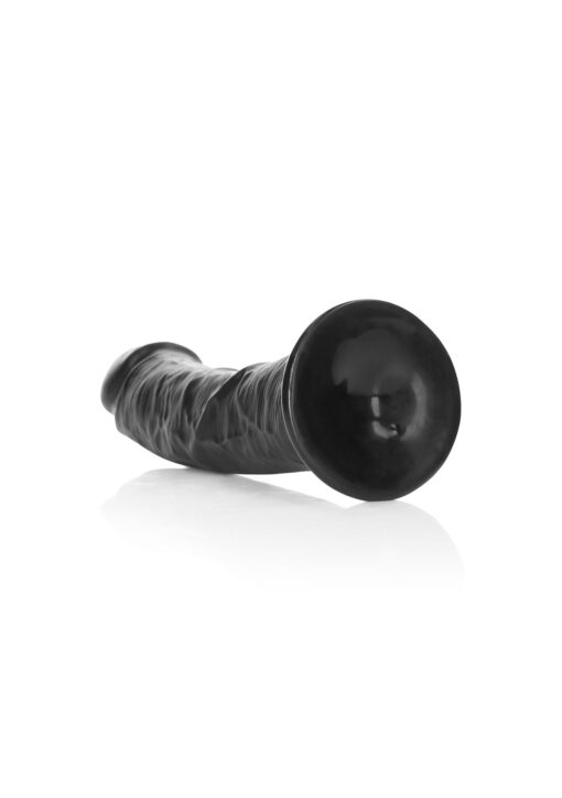 Curved realistic dildo with suction cup - 8"/ 20,5 cm - obrazek 6