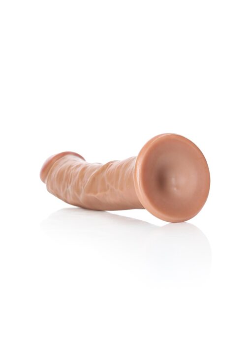 Curved realistic dildo with suction cup - 8"/ 20,5 cm - obrazek 6