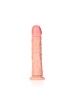 Curved realistic dildo with suction cup - 9"/ 23 cm - obrazek 2