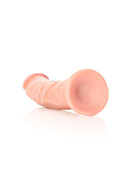 Curved realistic dildo with suction cup - 9"/ 23 cm - obrazek 5
