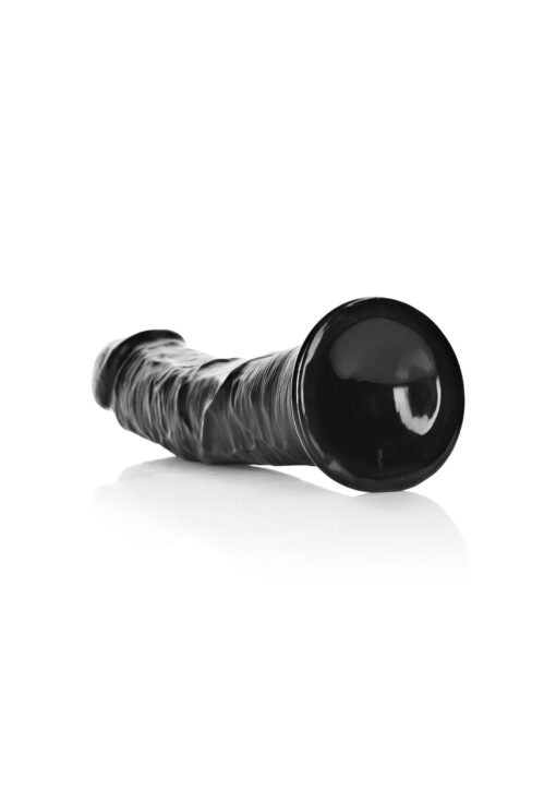 Curved realistic dildo with suction cup - 10"/ 25,5 cm - obrazek 4
