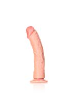 Curved realistic dildo with suction cup - 10"/ 25,5 cm - obrazek 5