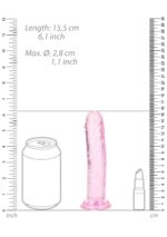 Straight realistic dildo with suction cup - 6' / 14,5 - obrazek 6