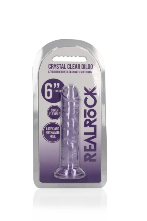 Straight realistic dildo with suction cup - 6' / 14,5 - obrazek 2