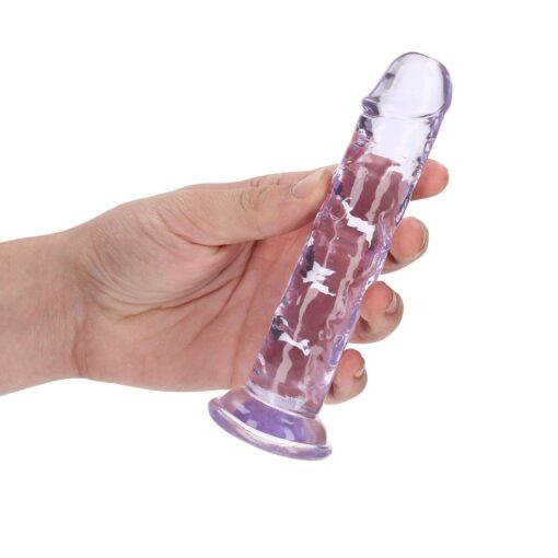 Straight realistic dildo with suction cup - 6' / 14,5 - obrazek 4
