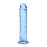 Straight realistic dildo with suction cup - 7' / 18 - obrazek 5