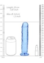 Straight realistic dildo with suction cup - 7' / 18 - obrazek 2