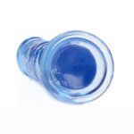Straight realistic dildo with suction cup - 7' / 18 - obrazek 4