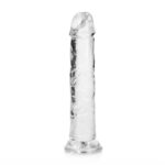 Straight realistic dildo with suction cup - 7' / 18 - obrazek 2