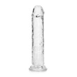 Straight realistic dildo with suction cup - 7' / 18 - obrazek 7